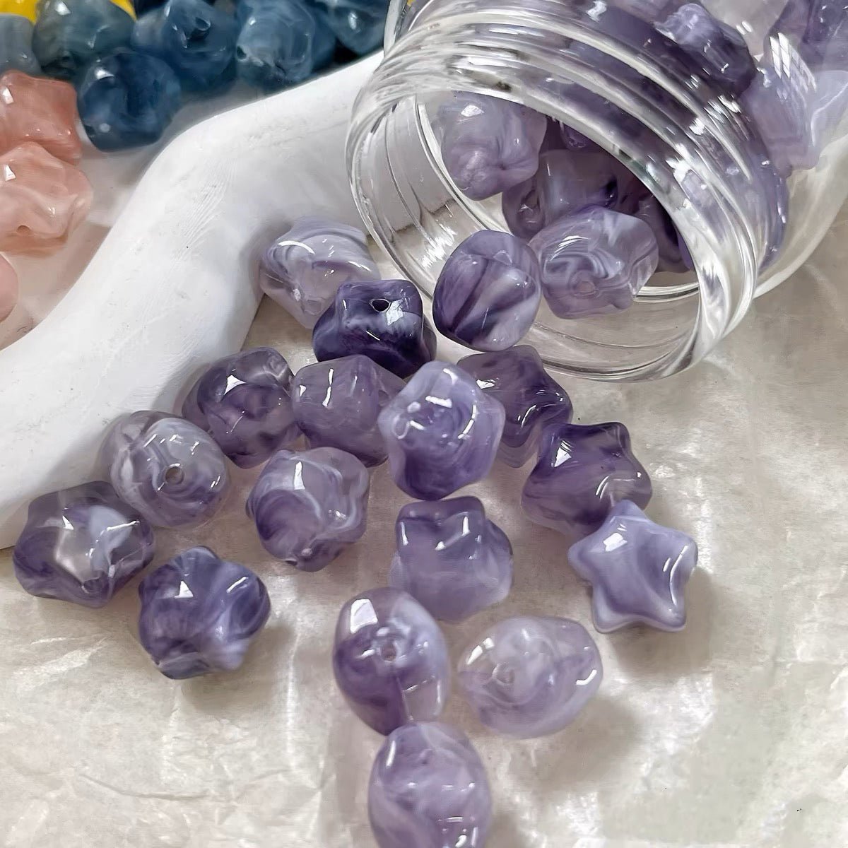 12mm Acrylic Star Beads - GoGraceBeads