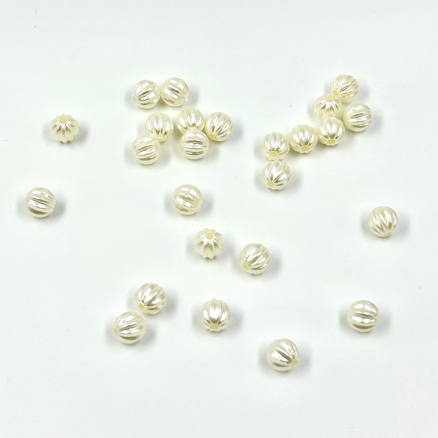 8mm Acrylic Pumpkin Beads