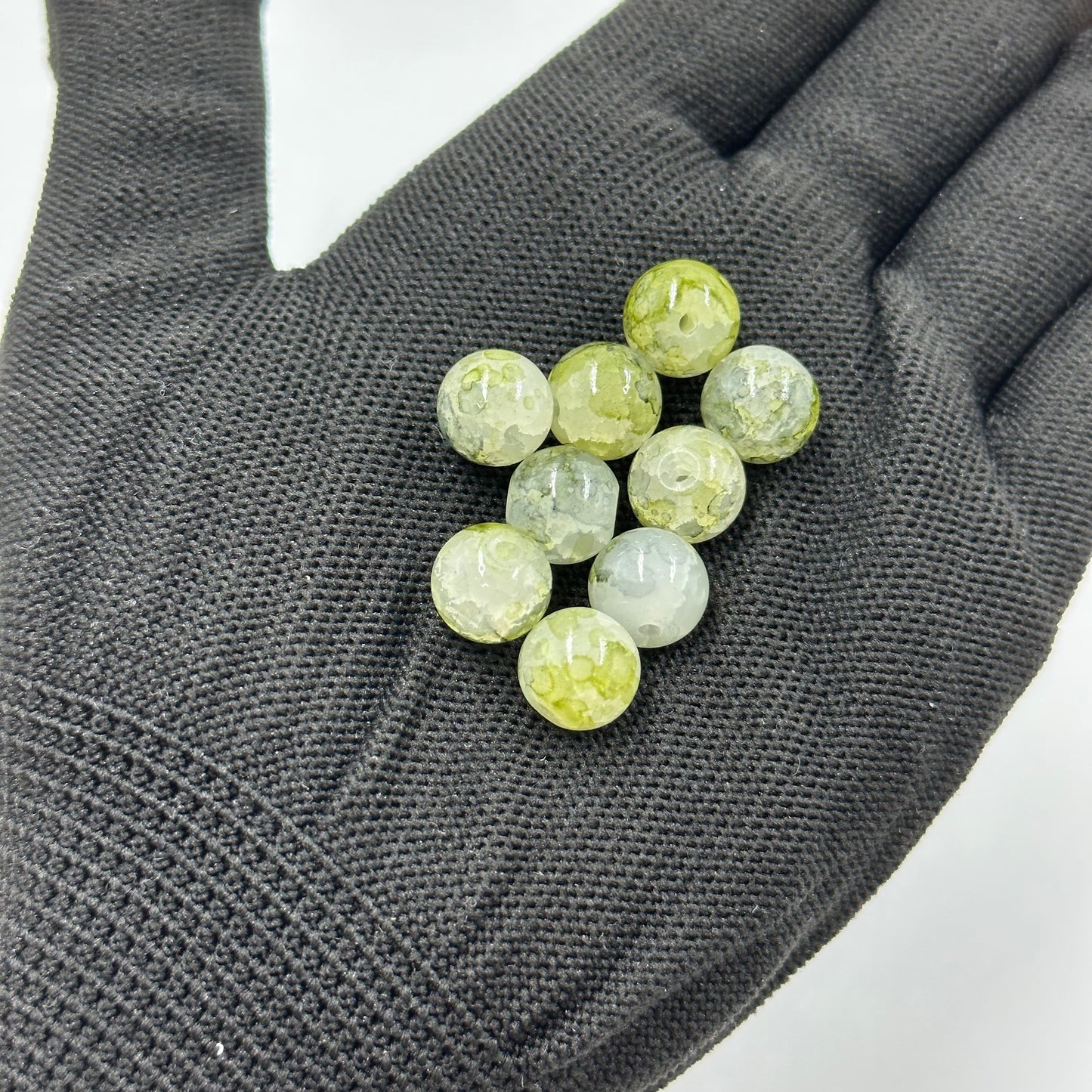 10mm Chinese-style Greenery Beads