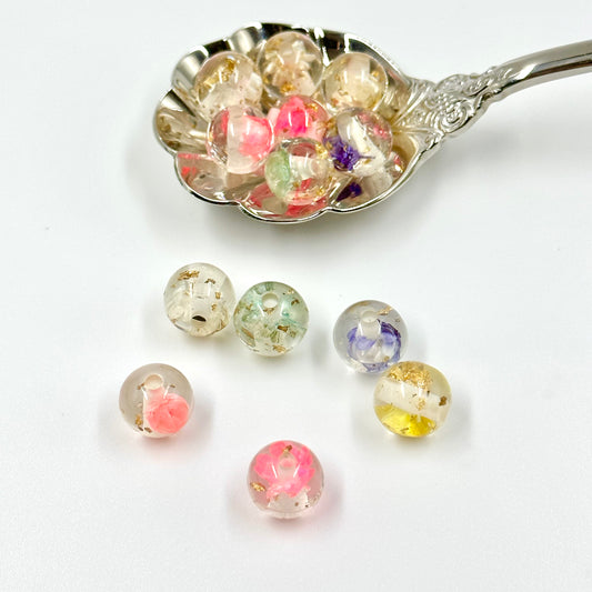 10mm Eternal Flower Acrylic Beads