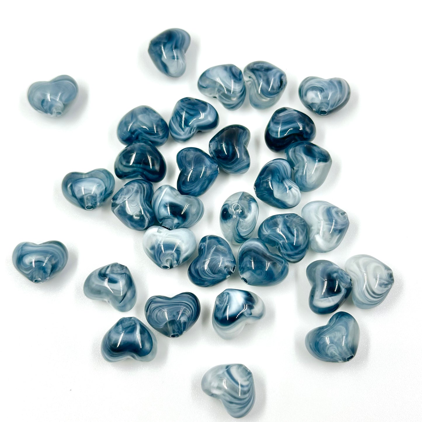 10pcs Heart shape Beads