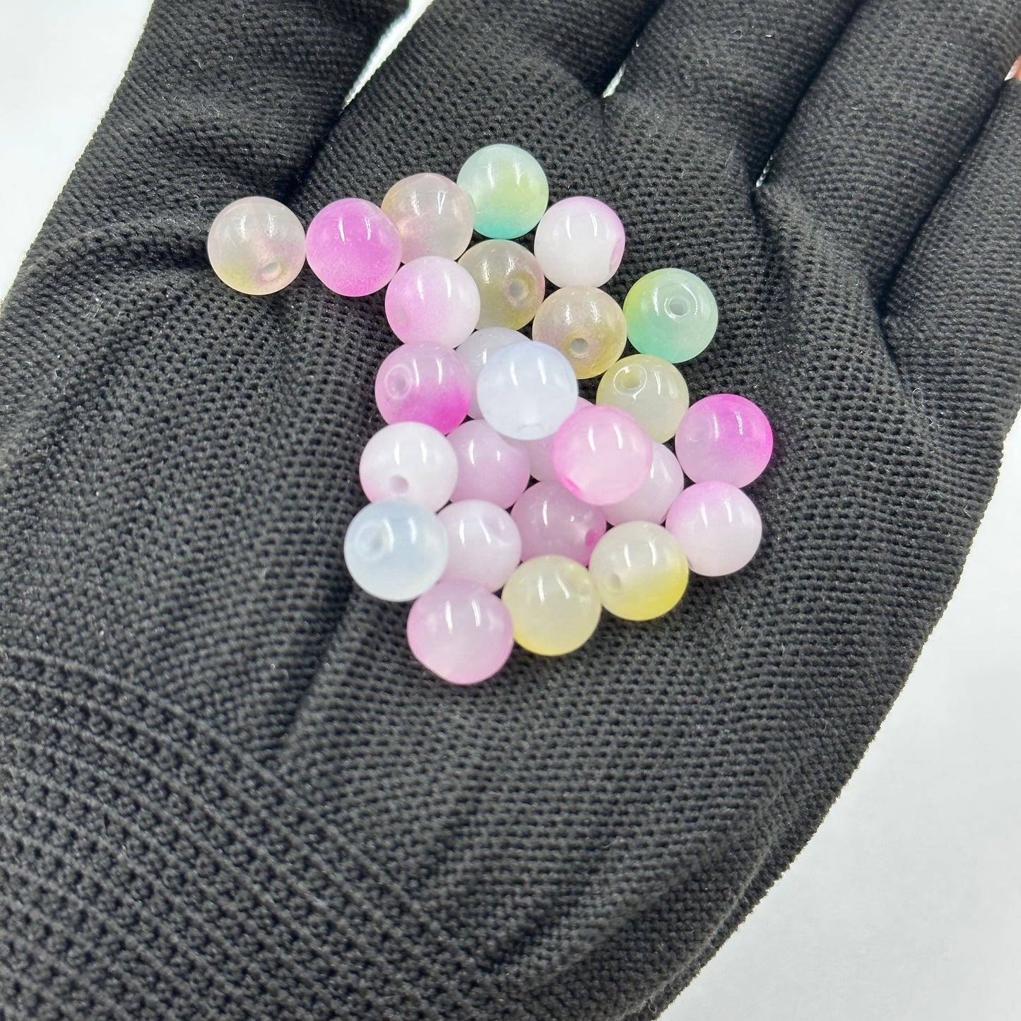 8mm Candy Color Glass Beads