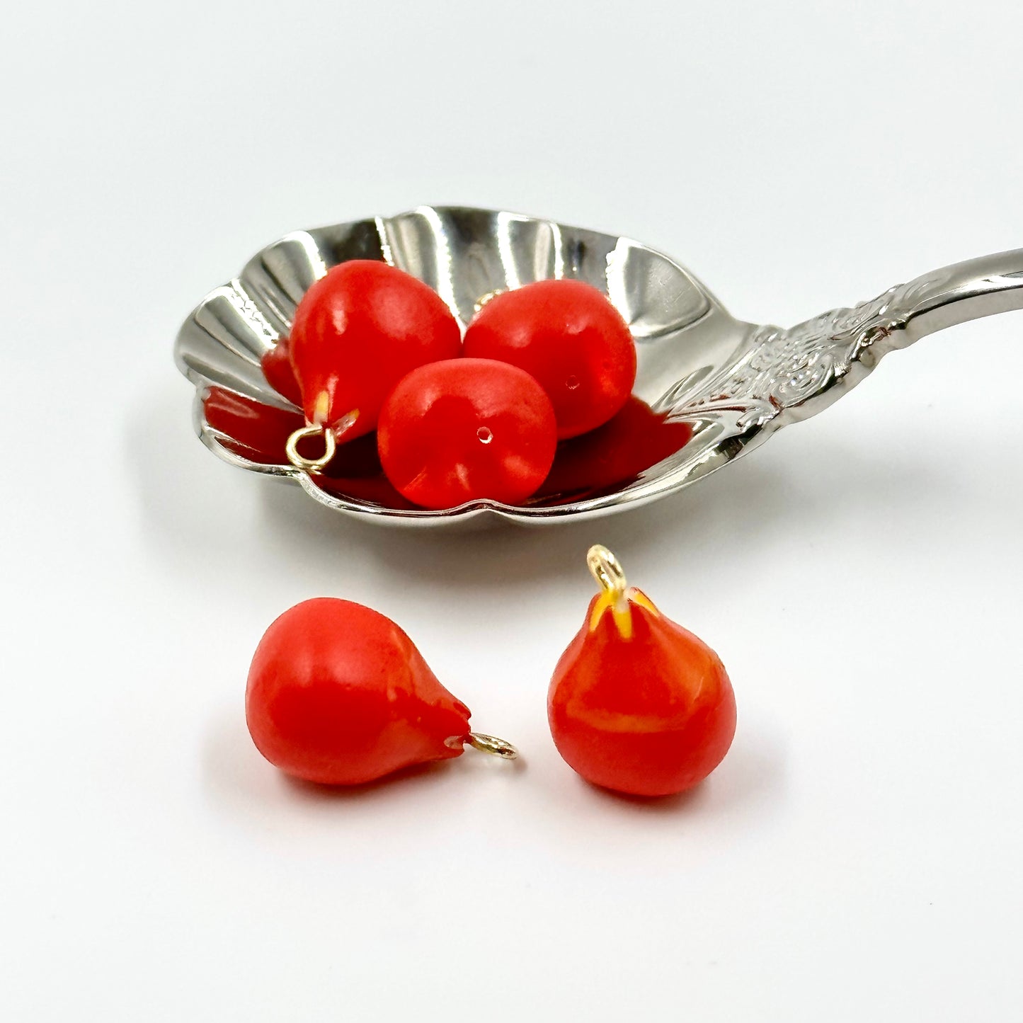 Pomegranate Resin Fruit Charms