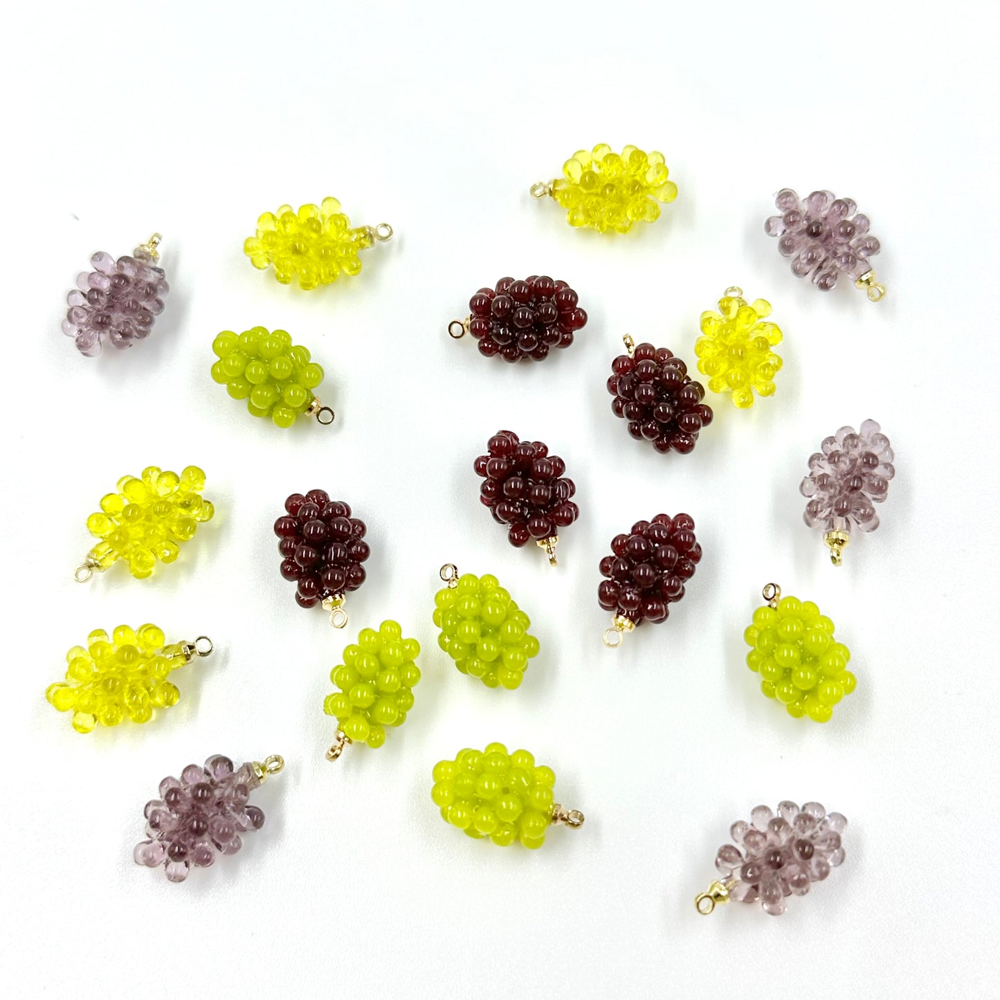 Grape jewelry Plastic Fruit Pendant