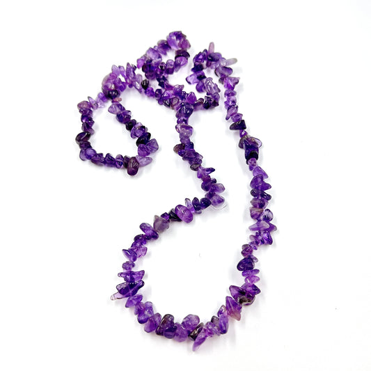 Amethyst Natural Gemstone Chip Beads