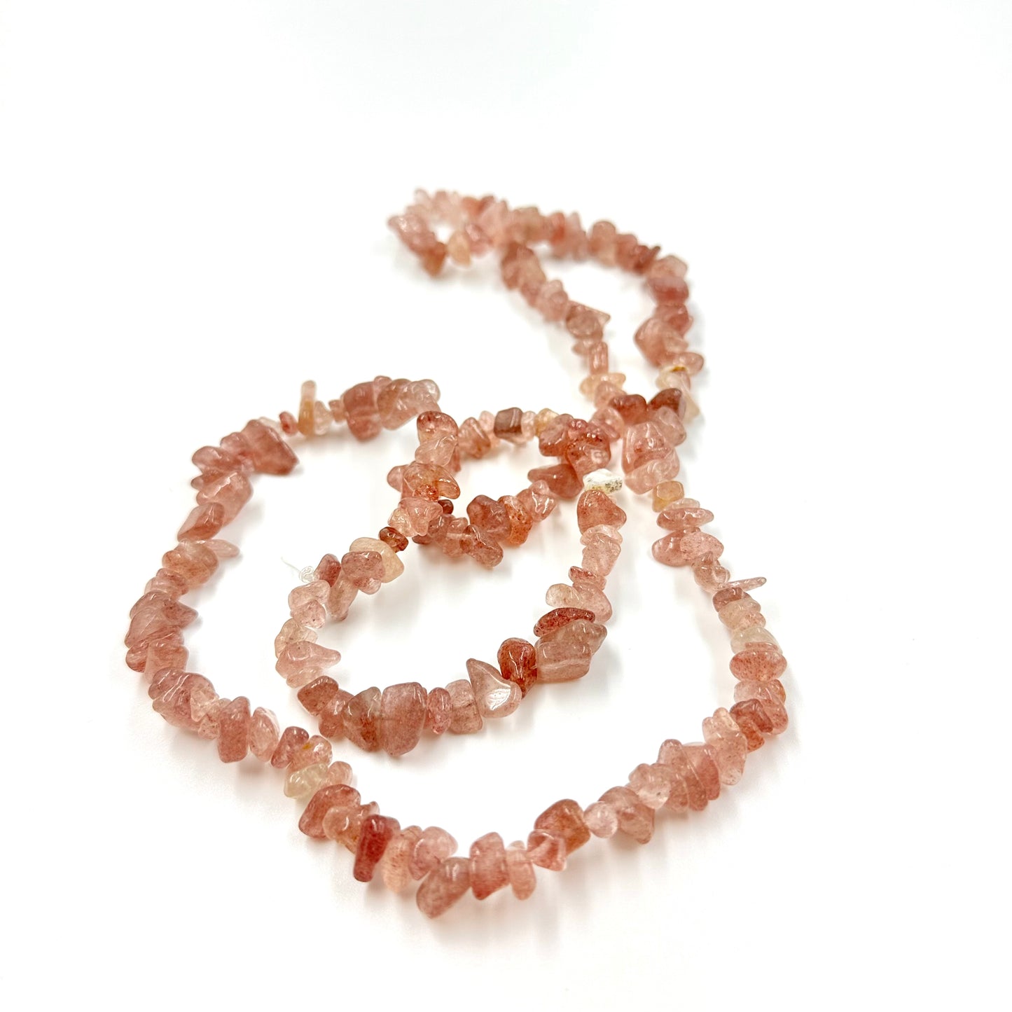 Strawberry Quartz Chip Beads