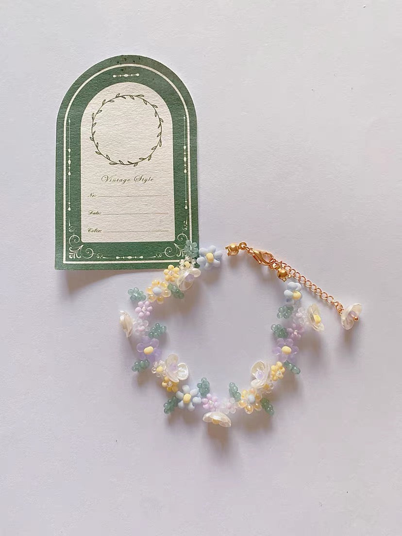 Cloud Kiss Beaded Bracelet