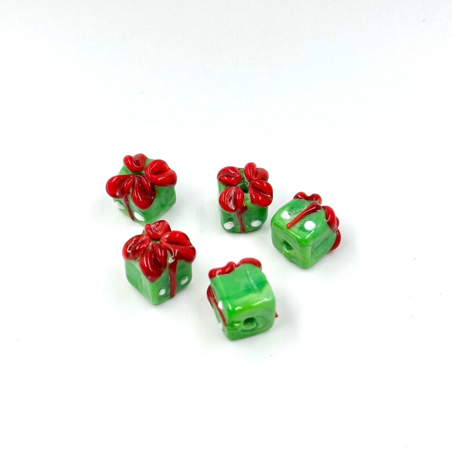 Christmas Gift Lampwork Beads