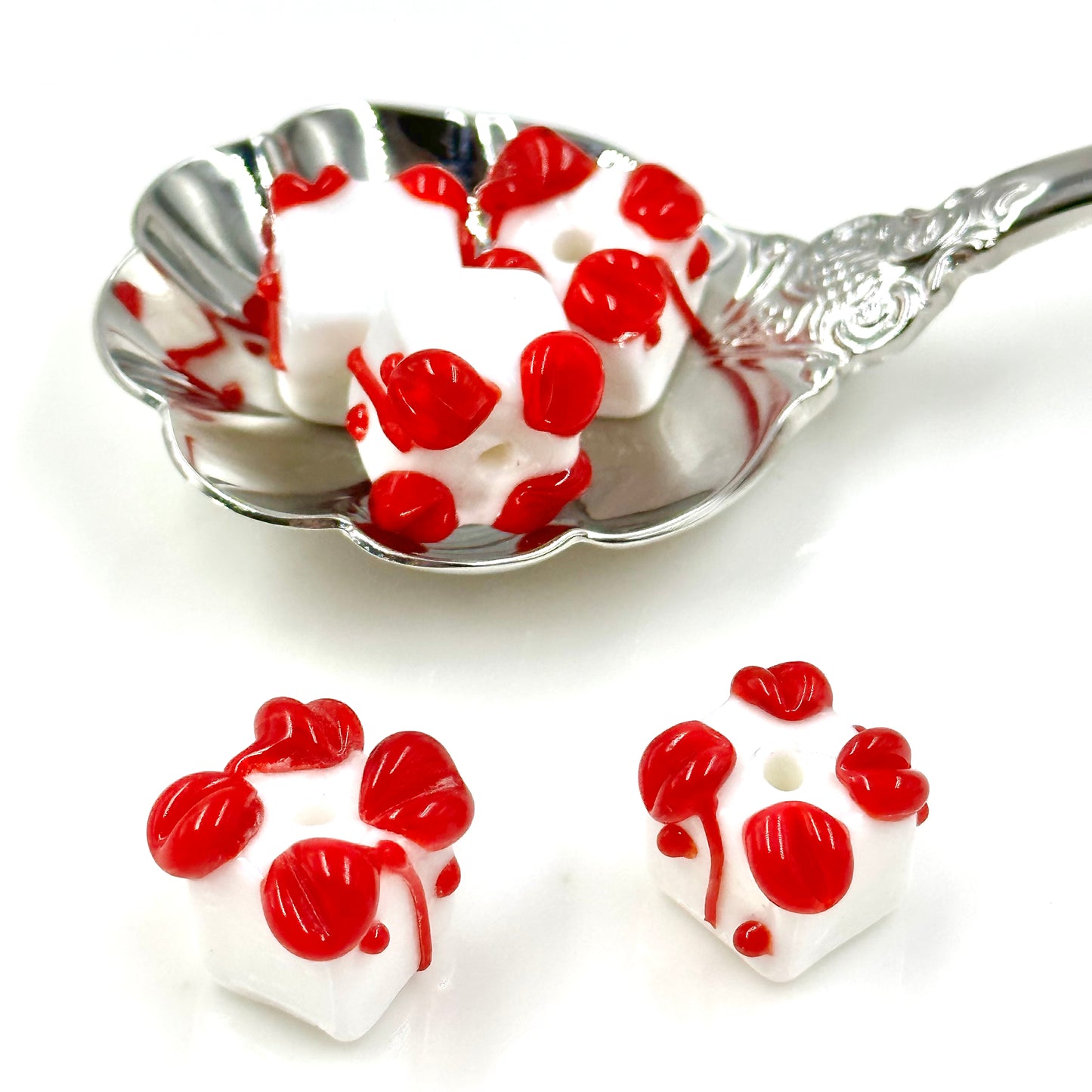 Christmas Gift Lampwork Beads