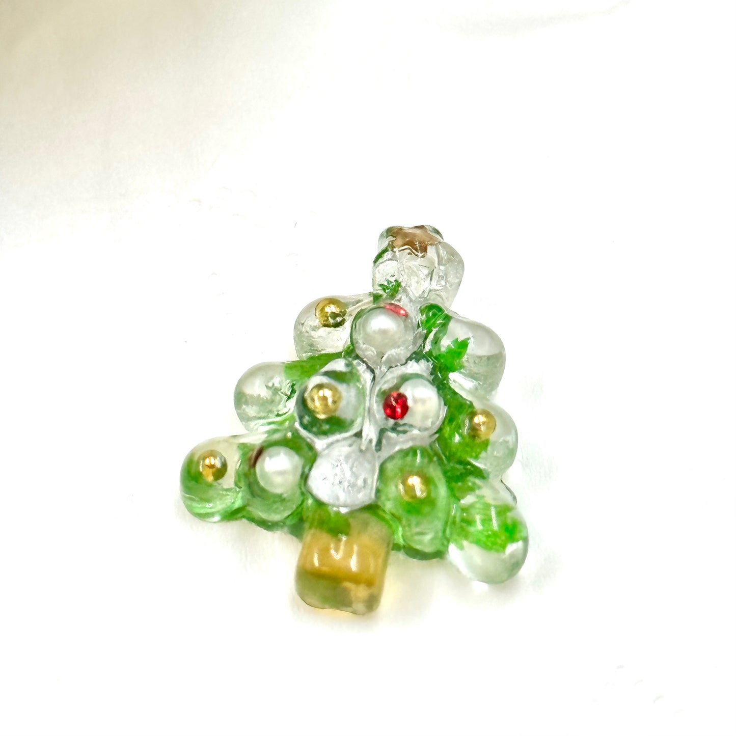 Green Miniature Trees Mini Charm Resin