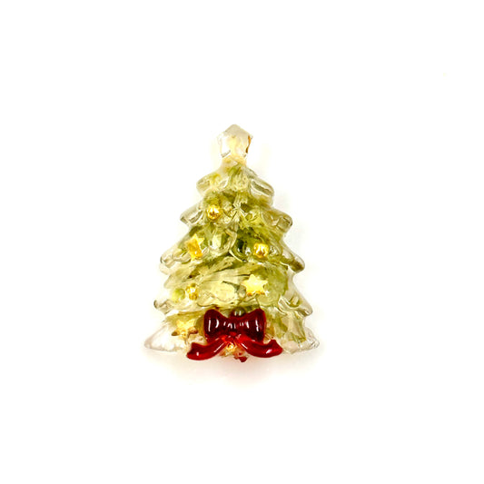 Green Miniature Trees Mini Charm Resin