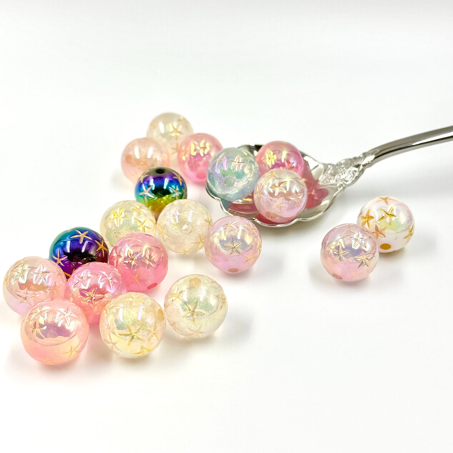 Shiny Star Acrylic Beads