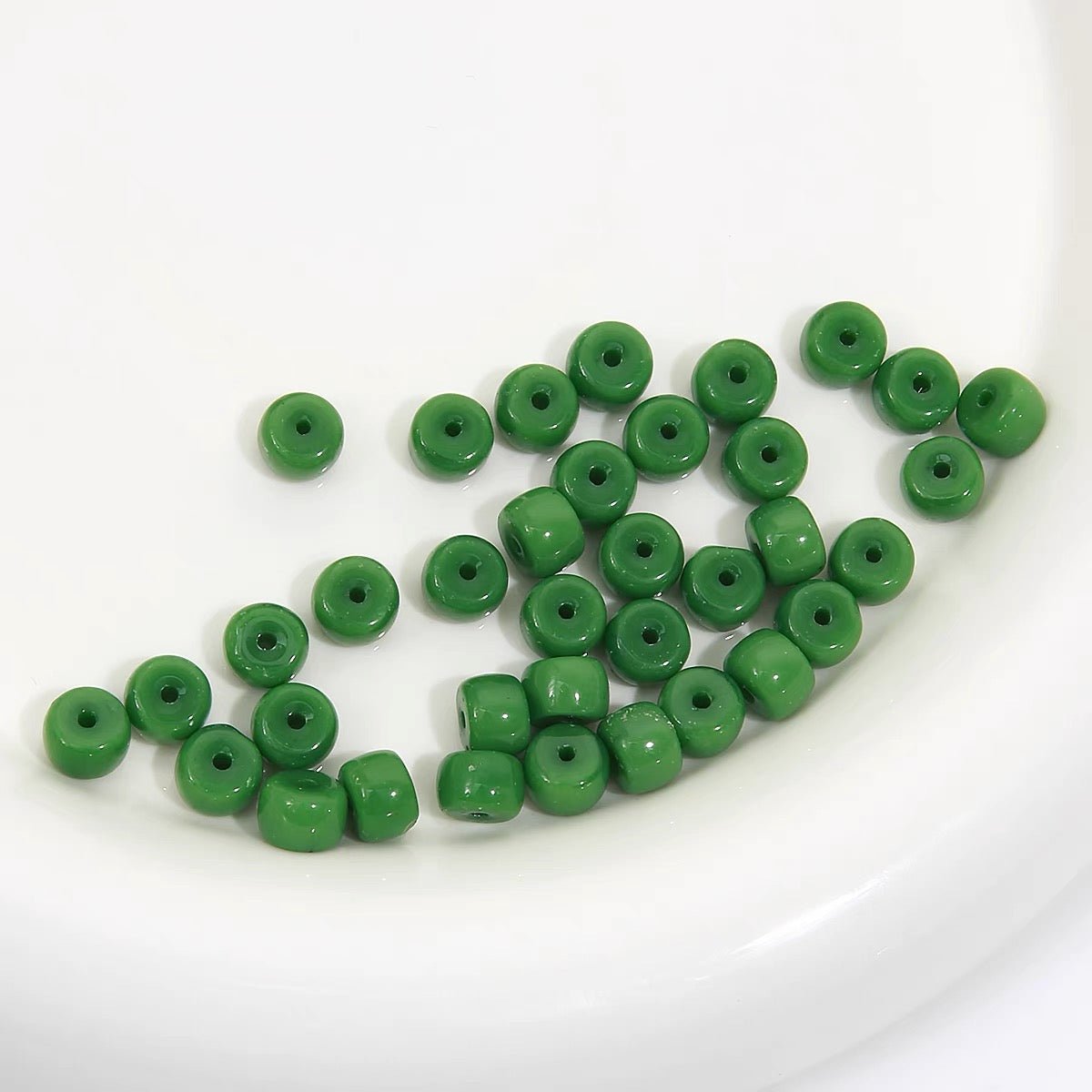 Green Glass Beads Collection - GoGraceBeads