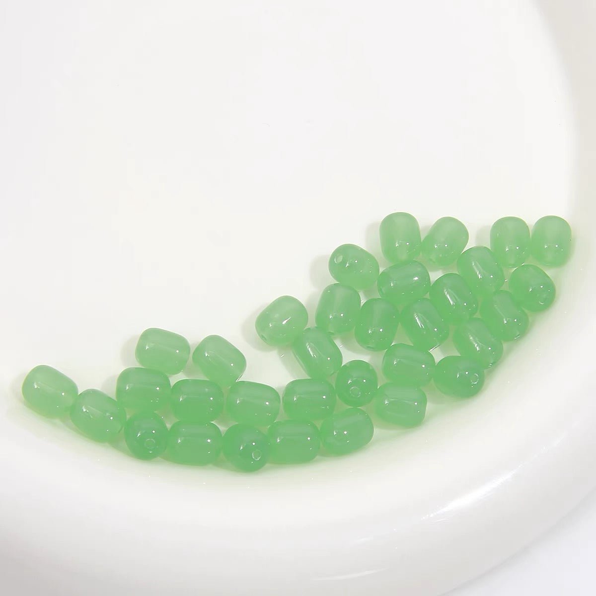 Green Glass Beads Collection - GoGraceBeads