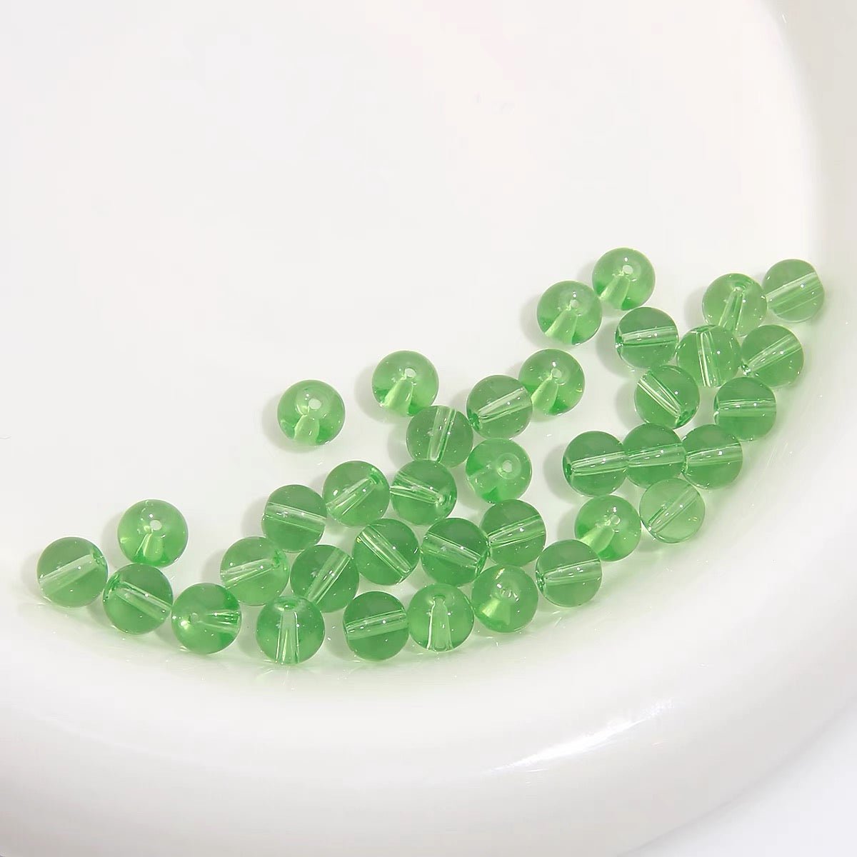 Green Glass Beads Collection - GoGraceBeads