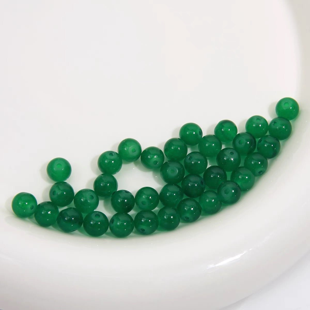 Green Glass Beads Collection - GoGraceBeads