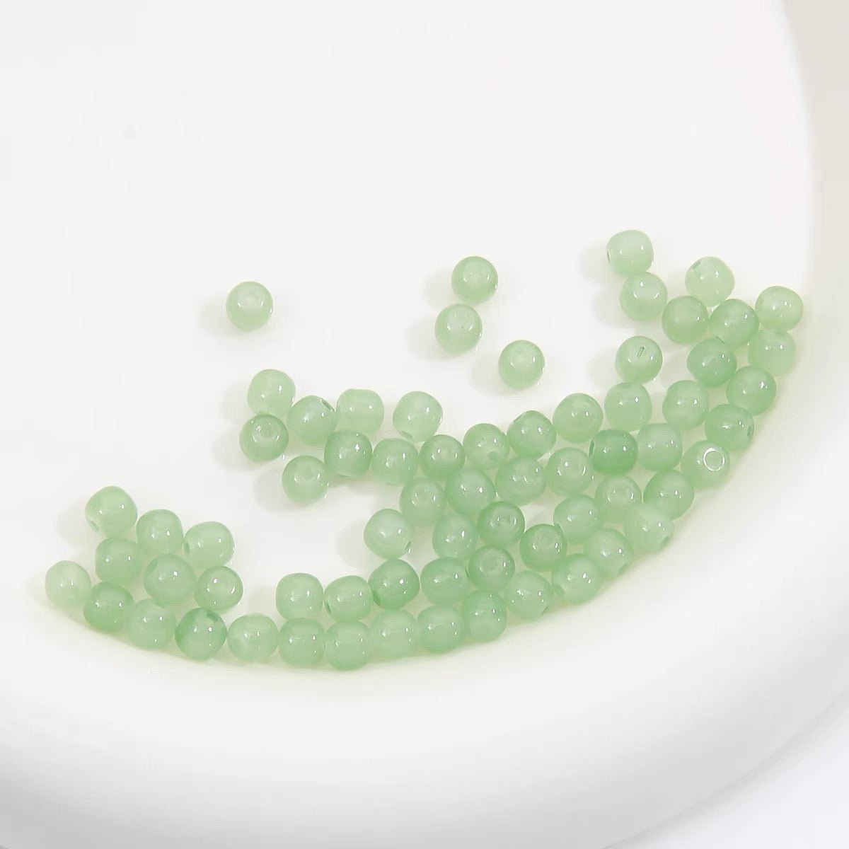 Green Glass Beads Collection - GoGraceBeads