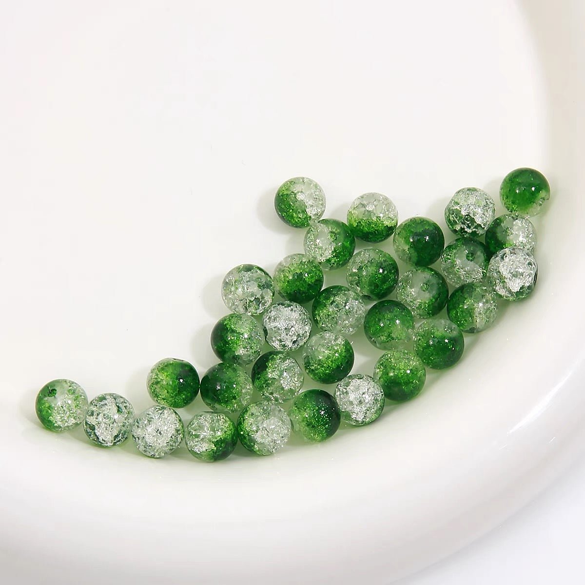 Green Glass Beads Collection - GoGraceBeads