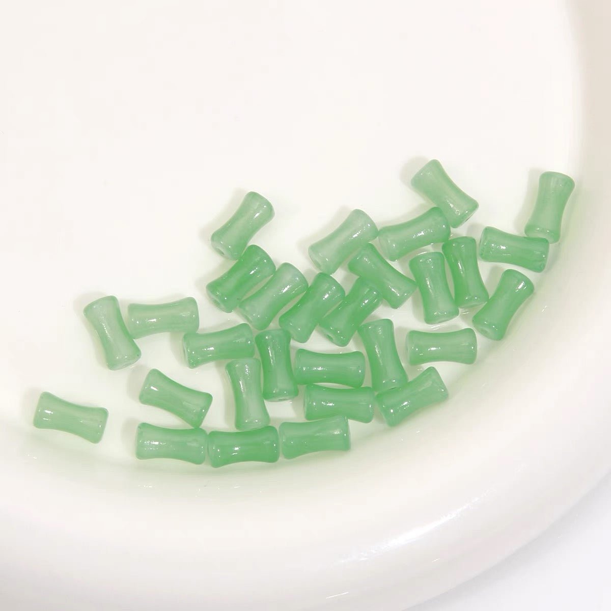 Green Glass Beads Collection - GoGraceBeads