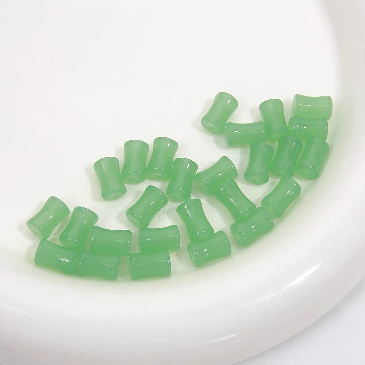 Green Glass Beads Collection - GoGraceBeads