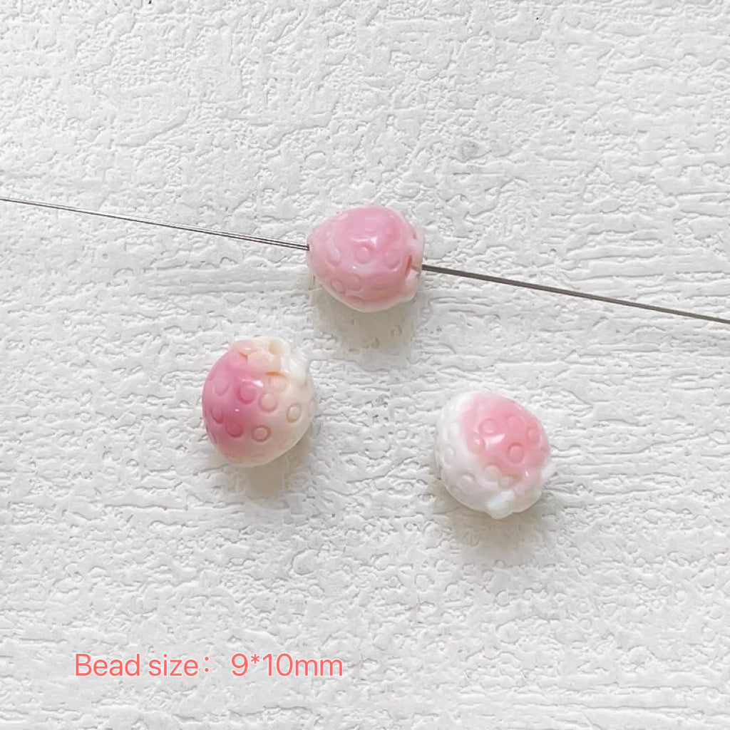 Natural Pink Shell Beads - GoGraceBeads