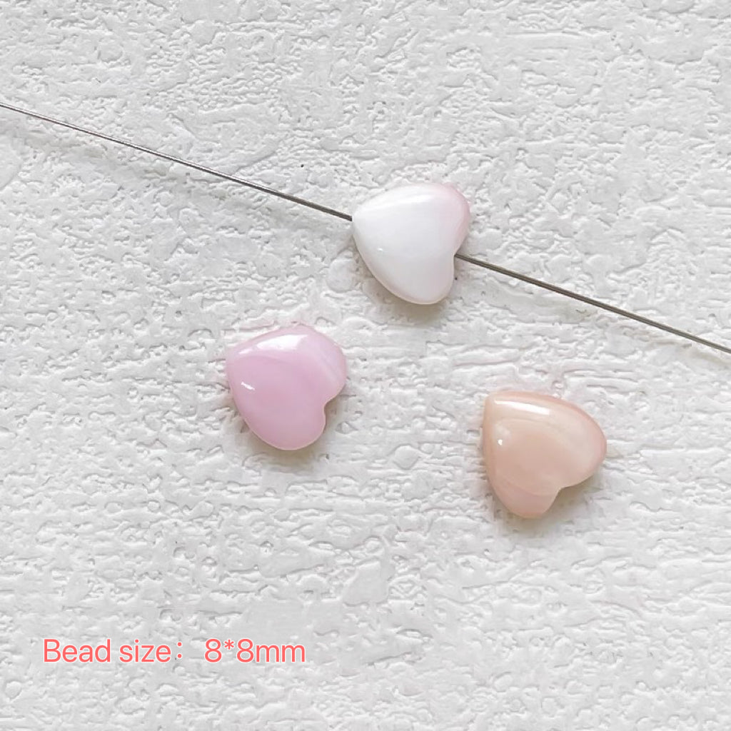 Natural Pink Shell Beads - GoGraceBeads