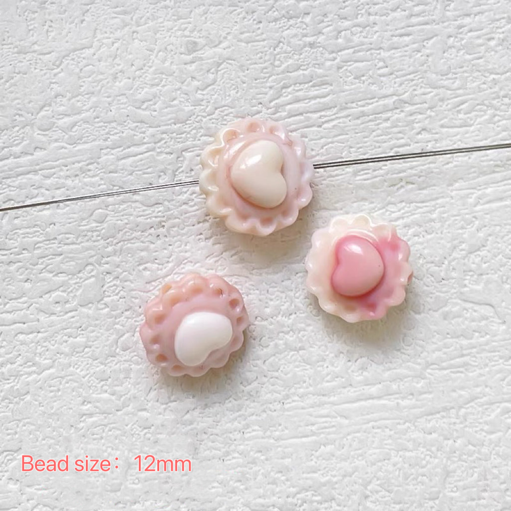 Natural Pink Shell Beads - GoGraceBeads